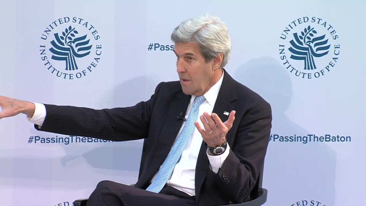 Secretary Kerry Participates in U.S. Institute of Peace’s “Passing the B…