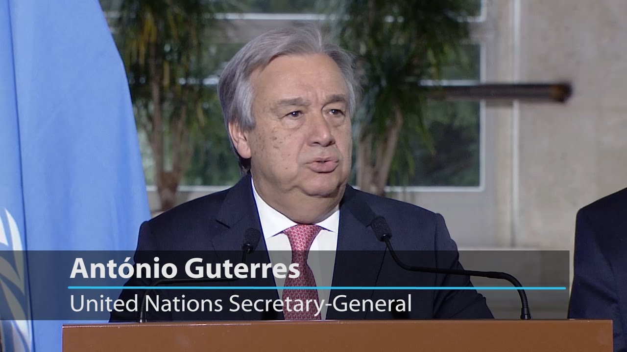 Secretary-General Guterres: “We are looking for a solid and sustainable solution for Cyprus”