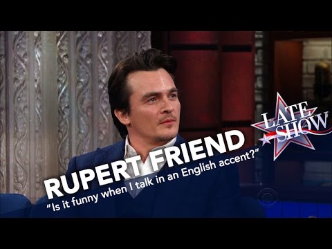 ‘Homeland’ Star Rupert Friend Shows Off His Thick English Accent