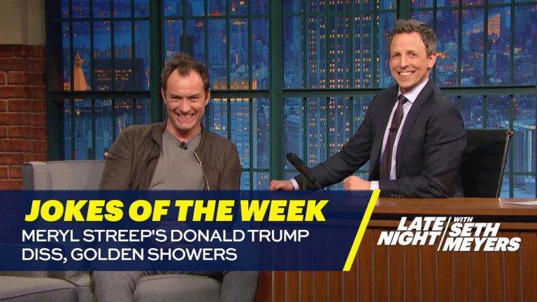 Seth’s Favorite Jokes of the Week: Meryl Streep’s Donald Trump Diss, Golden Showers