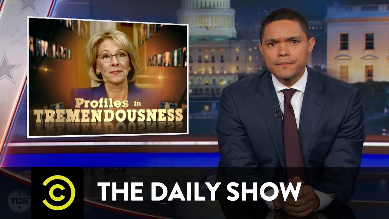 Betsy DeVos Gets Grilled: The Daily Show