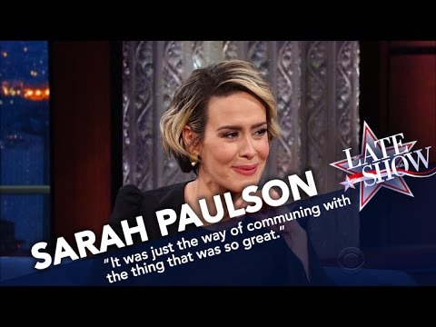 Sarah Paulson Once Sniffed The Back Of Cher’s Head