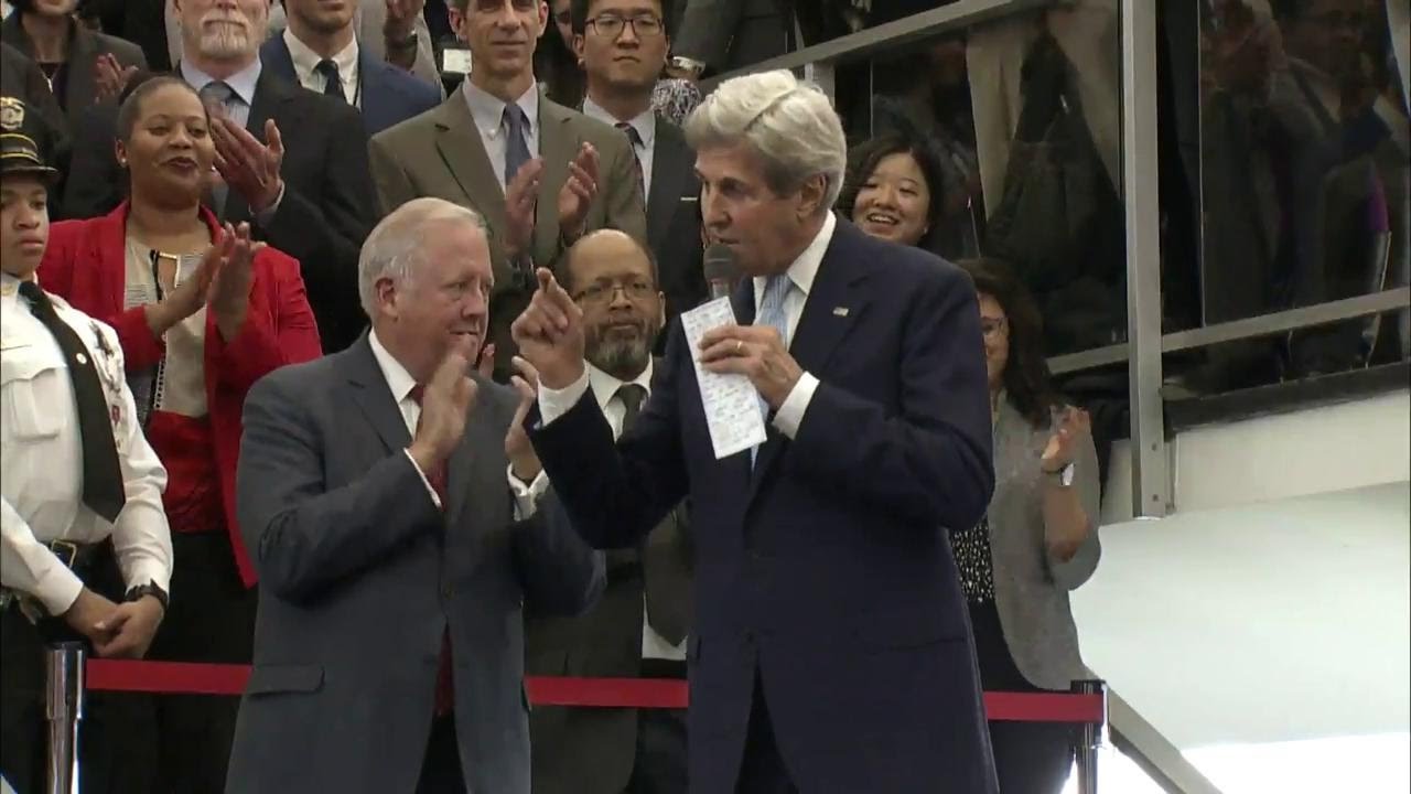 Secretary Kerry Gives Farewell Remarks to State Department Employees
