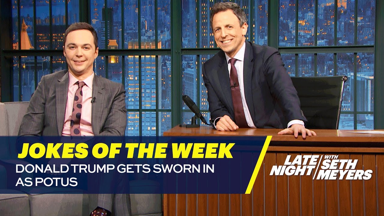 Seth’s Favorite Jokes of the Week: Donald Trump Gets Sworn in as POTUS
