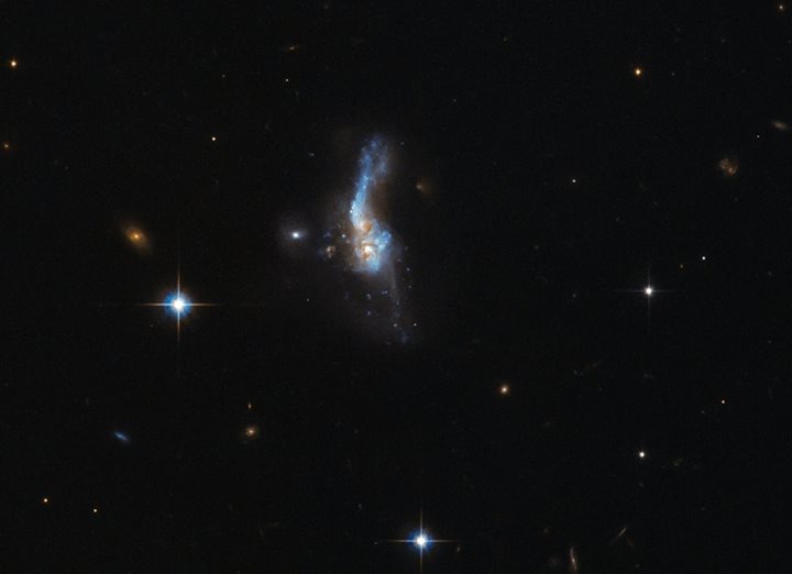 This delicate smudge in deep space is far more turbulent than it first appears. …