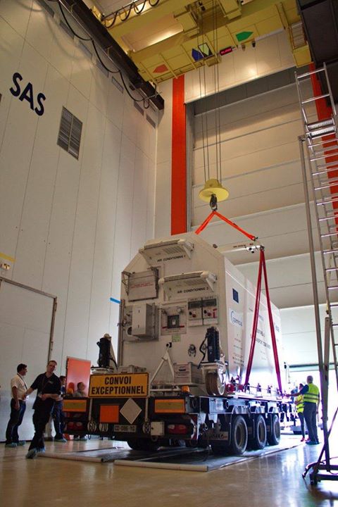 The second Sentinel-2 satellite, Sentinel-2B, has arrived at Europe’s spaceport …