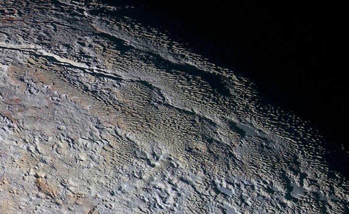 Plutonian snow! Using a model similar to what meteorologists…