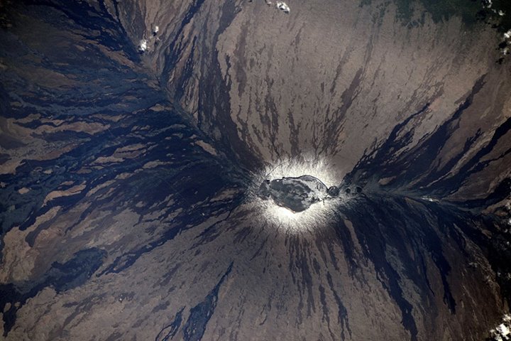 Have you ever looked straight into an active volcano… from space? This is what i…