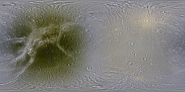 Meet Dione, a 1122 km-diameter icy satellite of Saturn and the 15th largest moon…