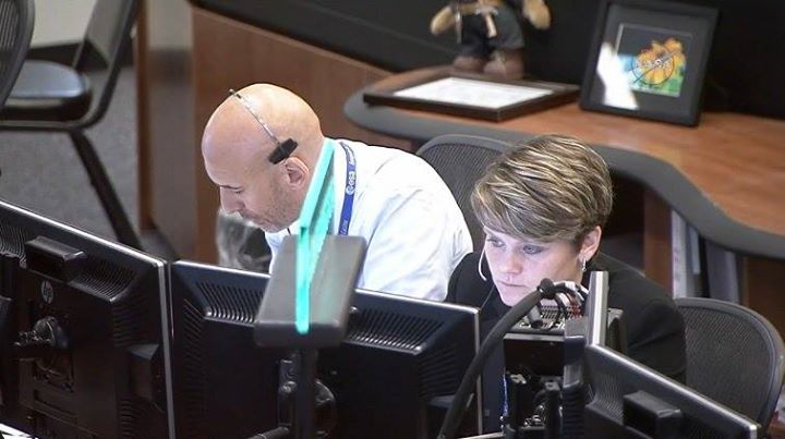 Luca Parmitano to Thomas Pesquet and Shane Kimbrough on completion of today’s  #…