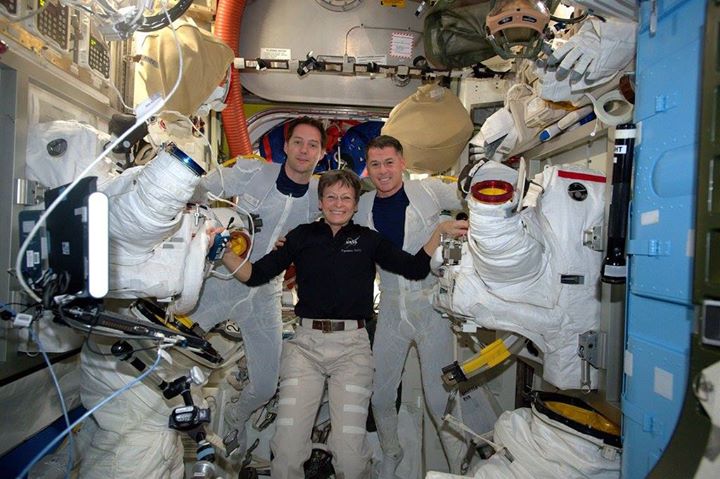 Tomorrow, two astronauts will venture outside the Internatio…