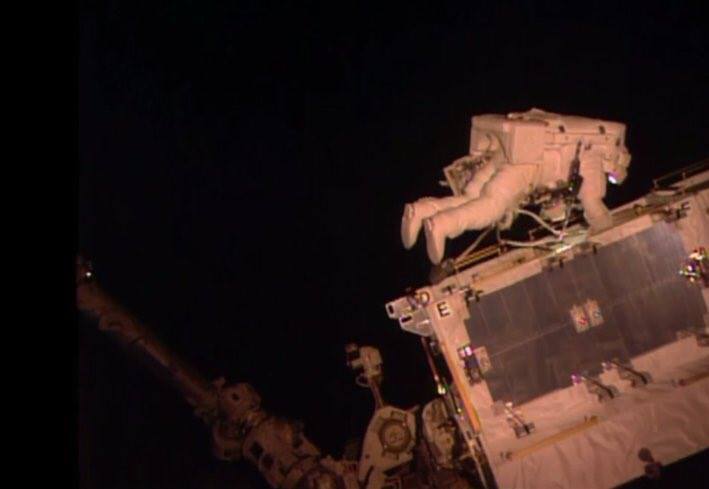Great watching ESA – European Space Agency classmate Thomas Pesquet and Shane Ki…
