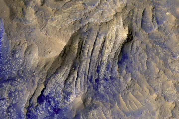 The Red Planet isn’t always—well, red. As seen in this false…
