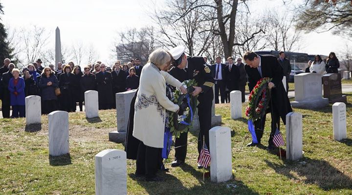 Today is our Day of Remembrance. Wreaths were placed to hono…