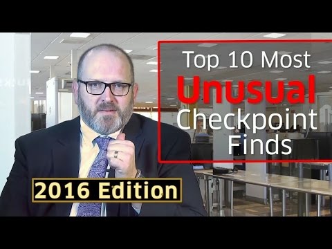 Check out @TSA’s 10 most unusual finds of 2016:  …