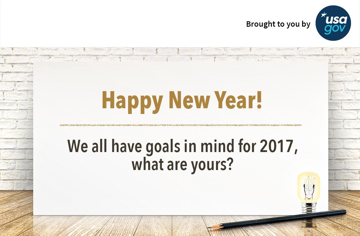 Happy New Year! What are your goals for 2017? …