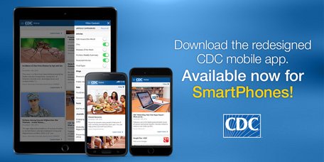Get the latest in health news with the @CDCgov app:  …