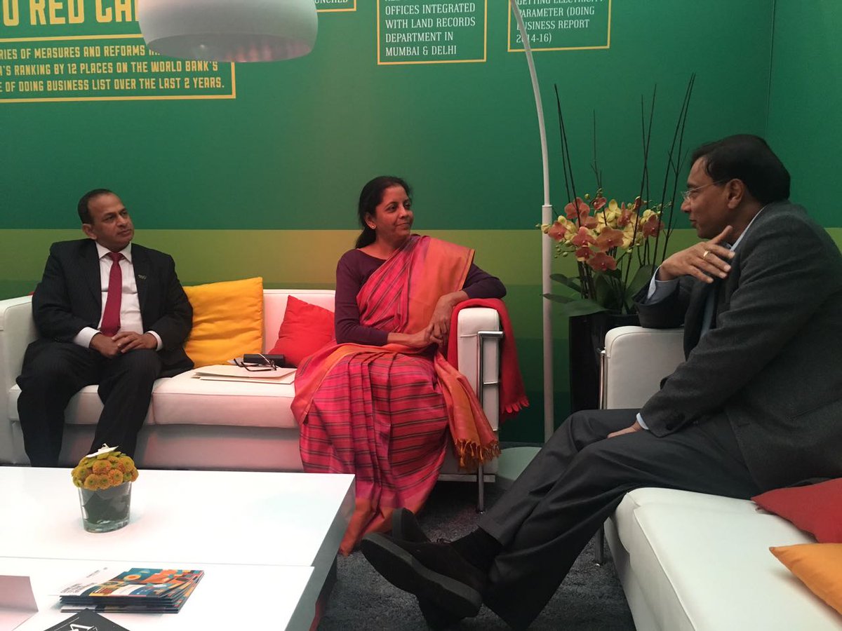 More bilateral meetings in Davos. …