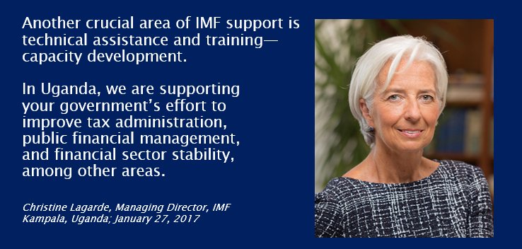 Helping #Uganda become a champion #IMFAfrica  …