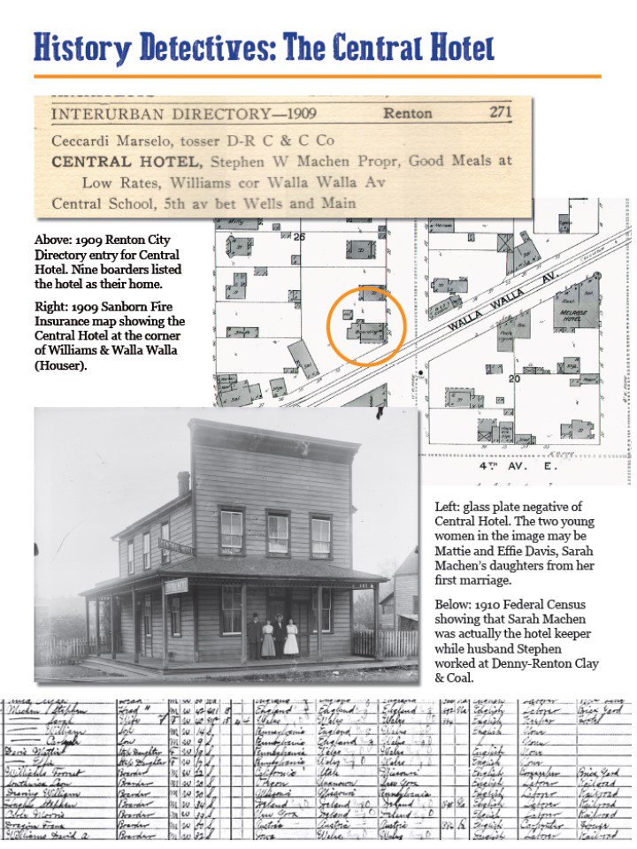 .@rentonhistory used census records for their ‘Frozen in Time’ exhibit. It showc…