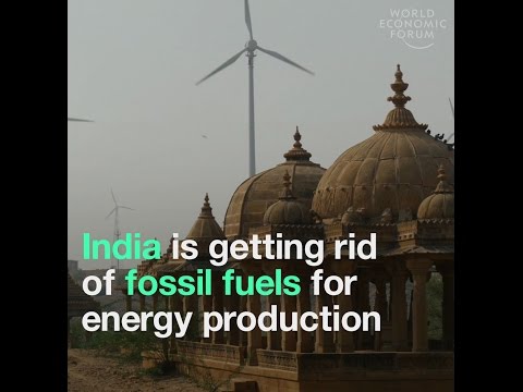 India is getting rid of fossil fuels for energy production