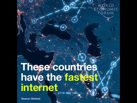 These countries have the fastest internet