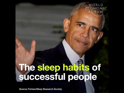 The sleep habits of successful people