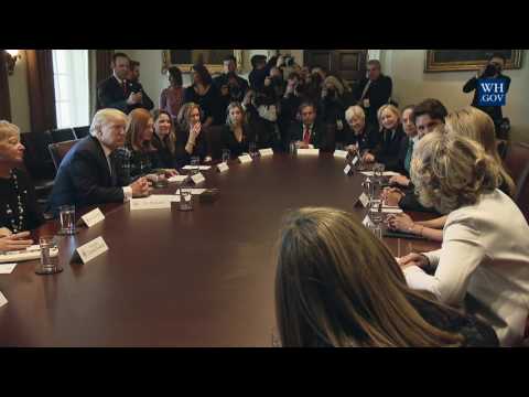 President Trump Participates in a Roundtable