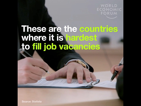 These are the countries where it is hardest to fill job vacancies