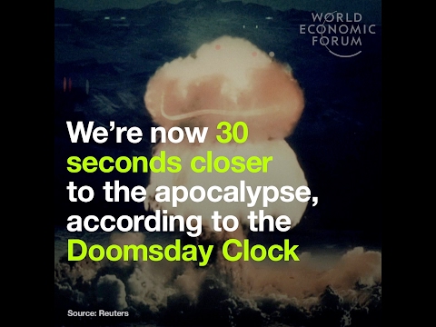 We’re now 30 seconds closer to the apocalypse, according to the Doomsday Clock
