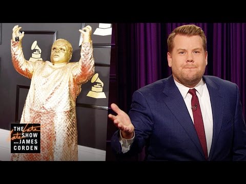 GRAMMYs Host James Corden Recaps the Night