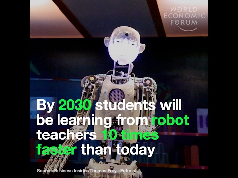 By 2030 students will be learning from robot teachers 10 times faster than today