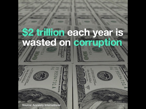 $2 trillion each year is wasted on corruption