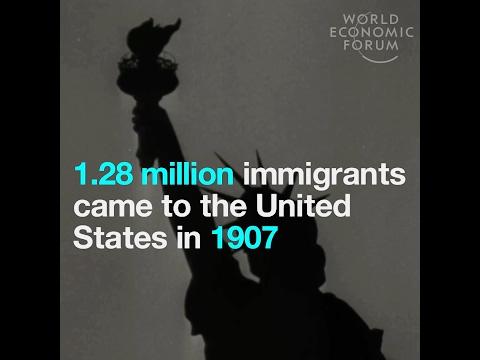 1 28 million immigrants came to the United States in 1907 –  22% more people than in 2015