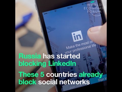 Russia has started blocking LinkedIn   These 6 countries already block social networks