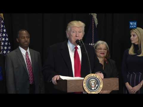 President Trump Speaks at the National Museum of African American History and Culture