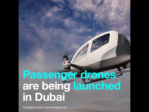 Passenger drones are being launched in Dubai