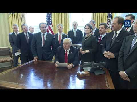 President Trump Signs an Executive Order