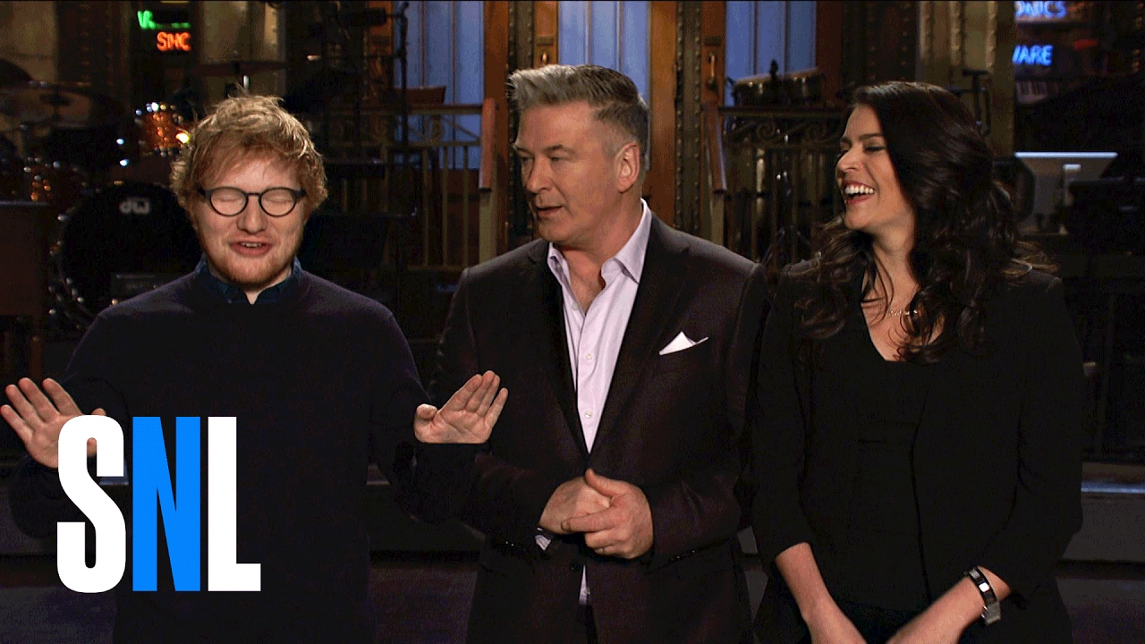 Ed Sheeran Shows SNL Host Alec Baldwin & Cecily Strong His Trump Impress…