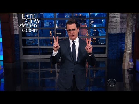 Stephen Colbert Creates Some #FlakeNews