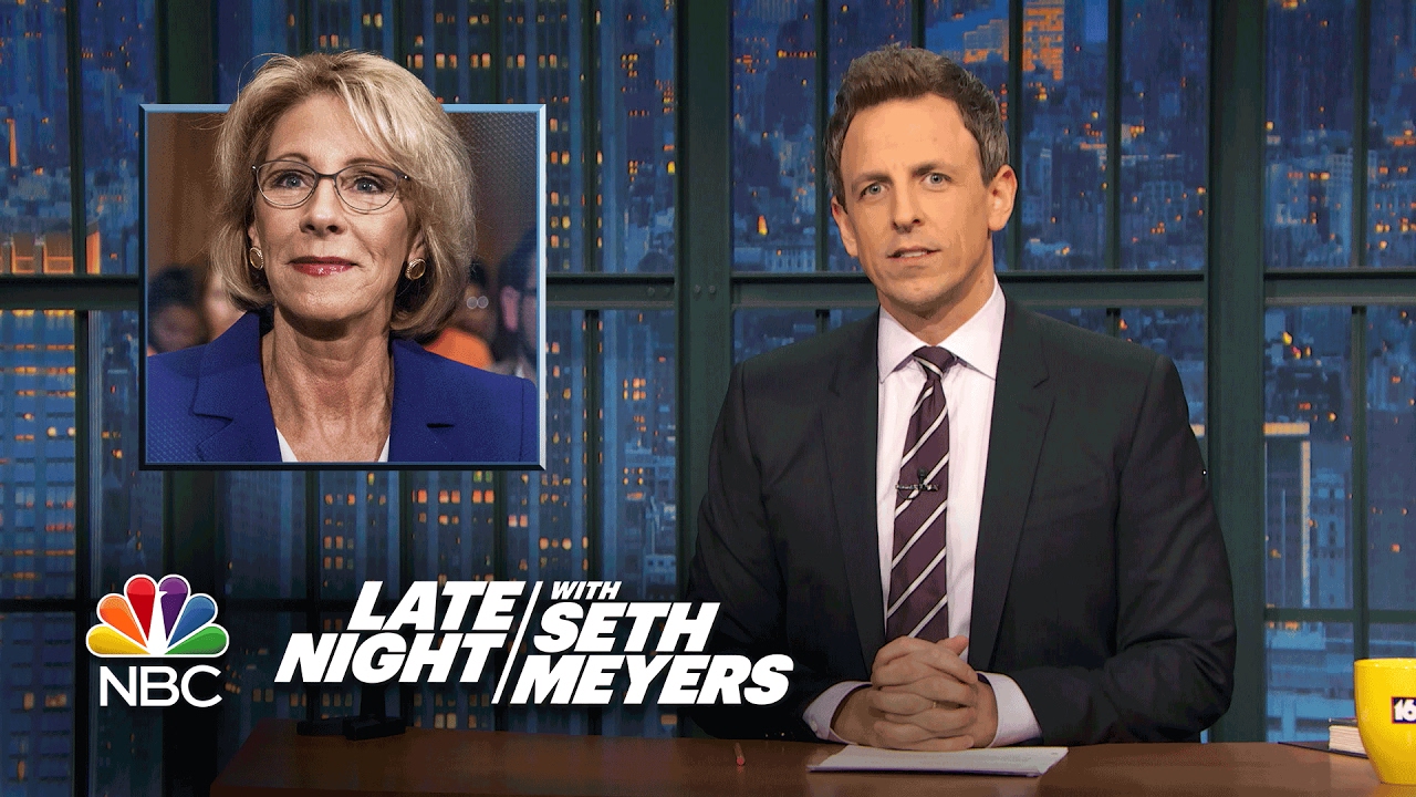 VP Pence’s Tie-Breaking Vote Confirms Betsy DeVos, Buddhist Arrested for Meth – Monologue