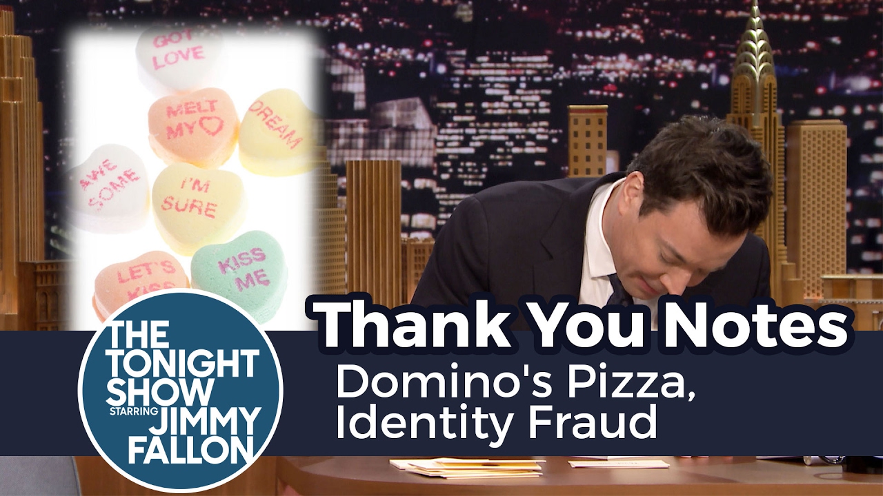 Thank You Notes: Domino’s Pizza, Identity Fraud