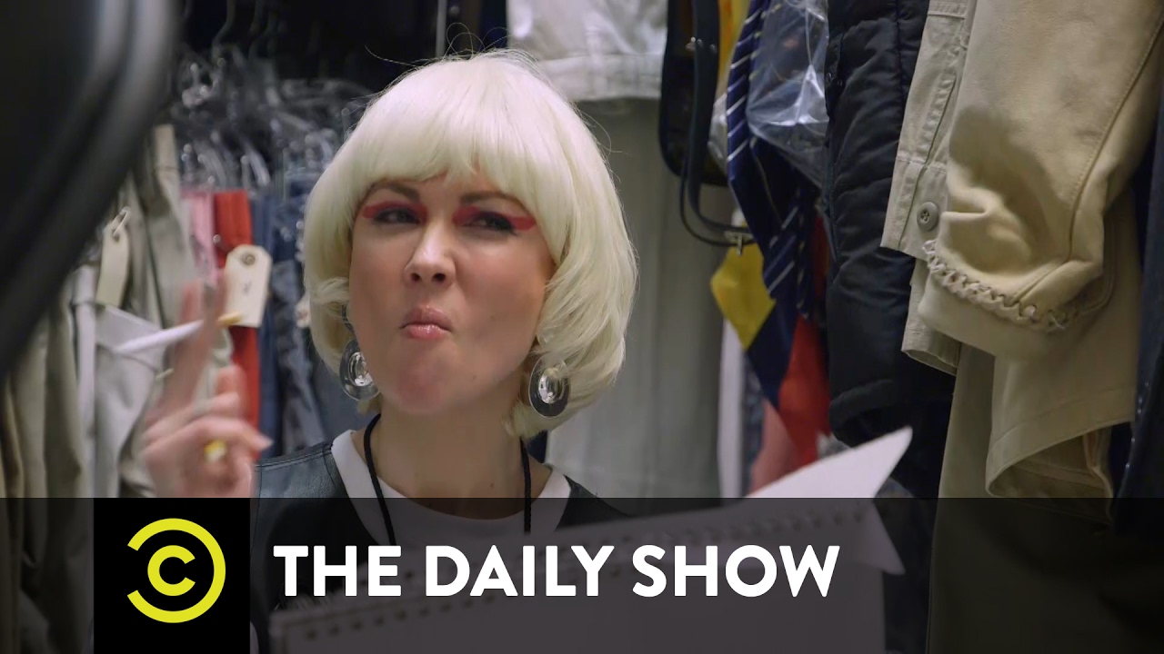Exclusive – Politics & Fashion Collide at New York Fashion Week: The Daily Show
