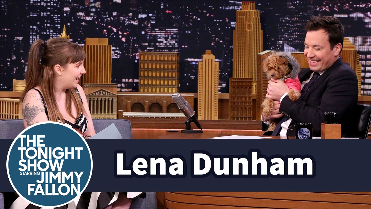 Lena Dunham’s Adorable Dogs Disrupt Her Interview