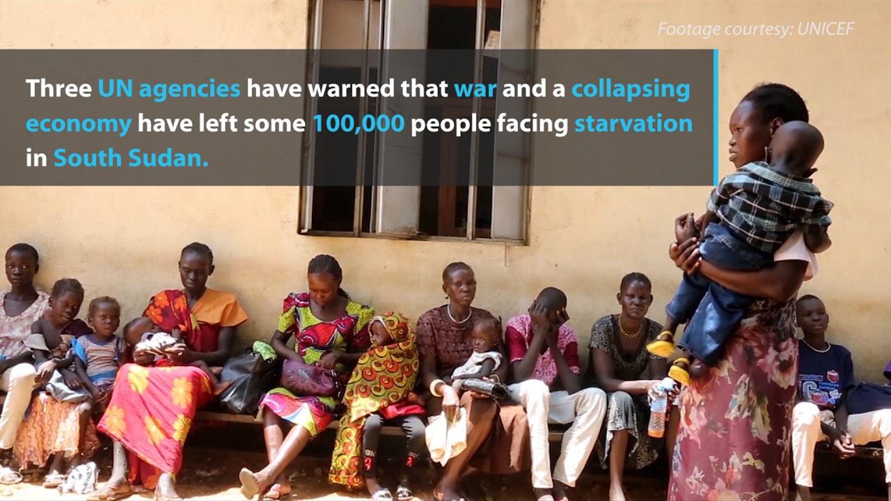 Famine declared in region of South Sudan, warns UN agencies