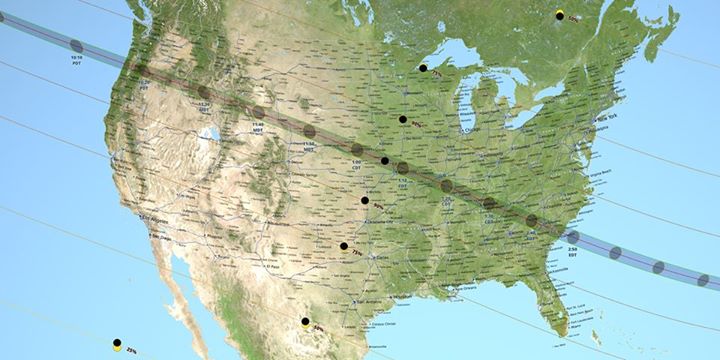 On Aug. 21, the U.S. will experience the first total solar e…