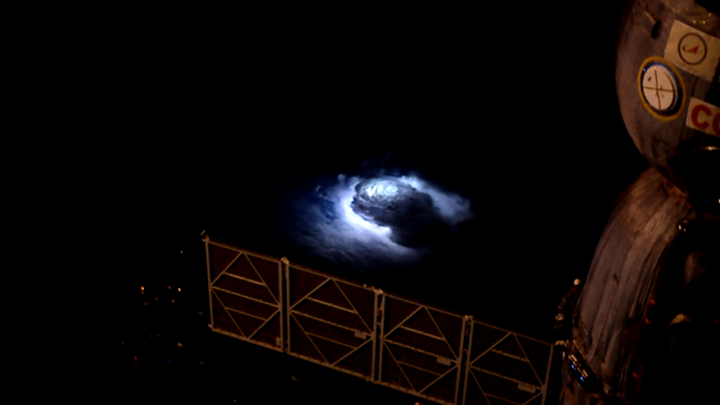 ESA astronaut Andreas Mogensen managed to record video of elusive thunderstorms …
