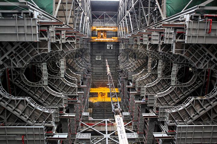 We’ve installed the final work platform in Kennedy Space Cen…