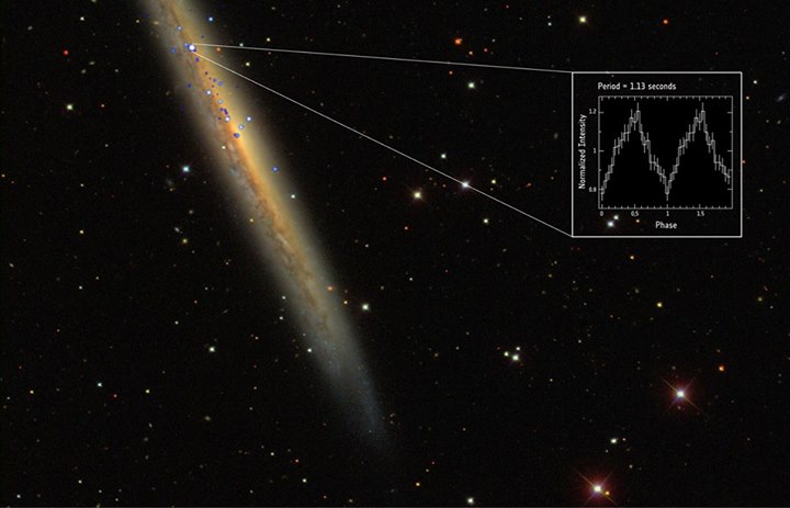 ESA’s XMM-Newton has found a pulsar – the spinning remains of a once-massive sta…