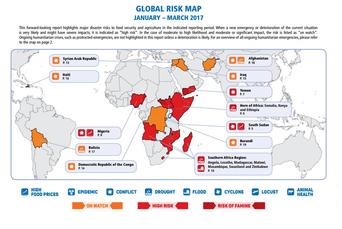 Global Early Warning – Early Action Report on Food Security and Agriculture. Dow…